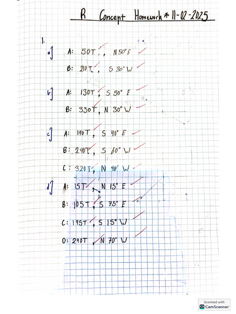 Algebra Homework 17-02-2025 | PDF