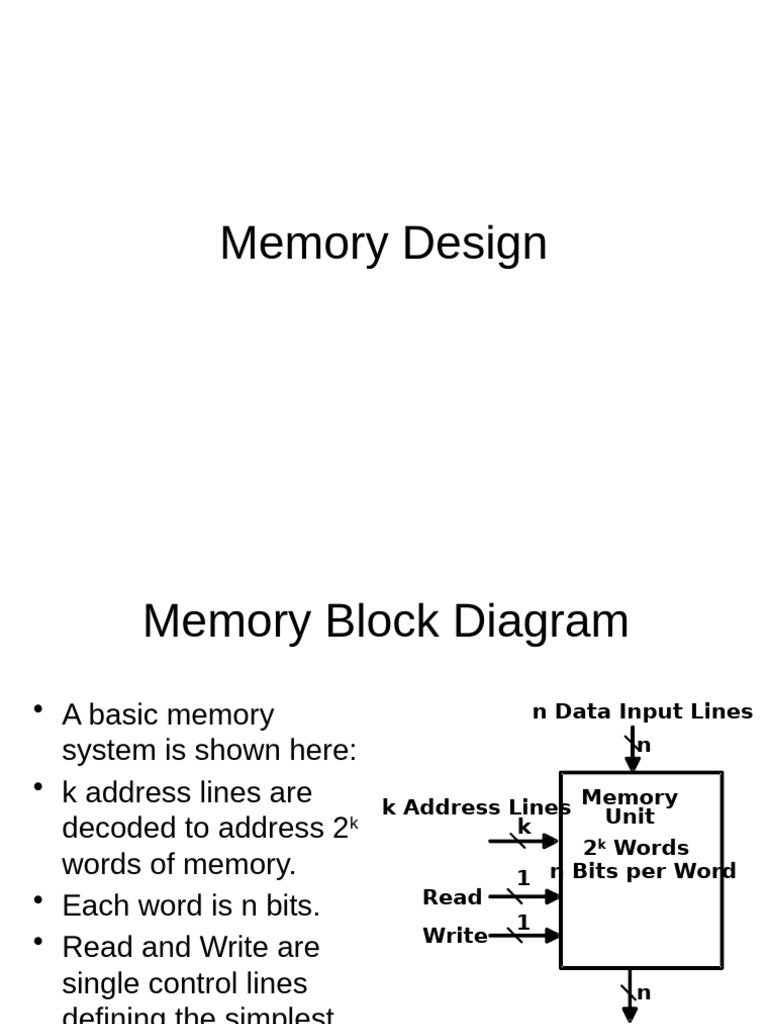 51-Construction of Larger Size Memories Memory Interleaving - Memory ...