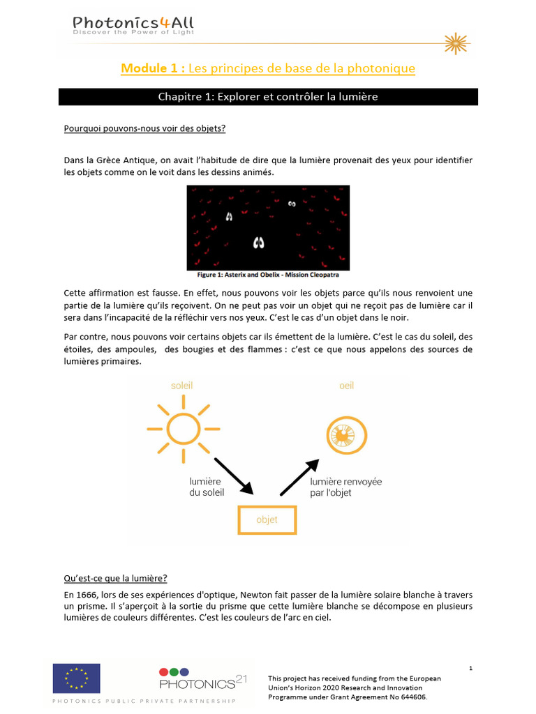 Principes de base de la photonique | PDF | Modèle de couleur en RVB ...