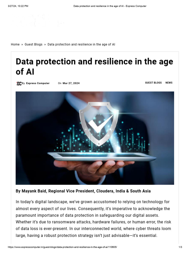 Data Protection Strategies in AI Era | PDF | Computer Security | Security