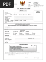 Form Visa Dan Perdim 11 | PDF