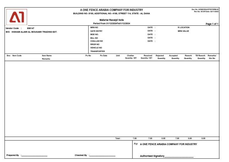 MRN Format | PDF | Road Transport | Land Transport