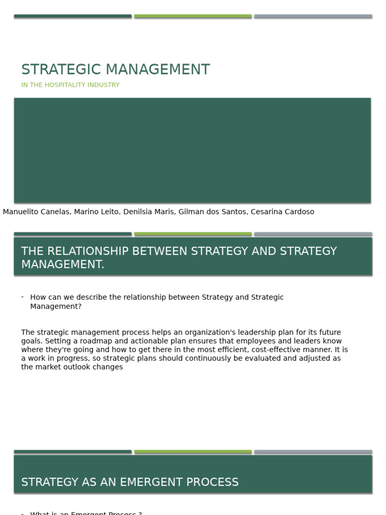 Strategic Management Powerpoint | PDF | Strategic Management | Business