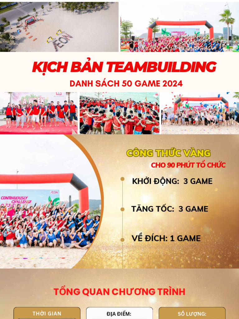 Kb. Tổng Teambuilding 2024. | PDF