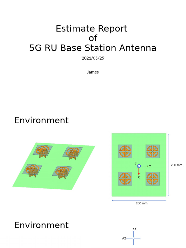 Estimate Report of 5G RU Base Station Antenna - 2021-0525 | PDF ...