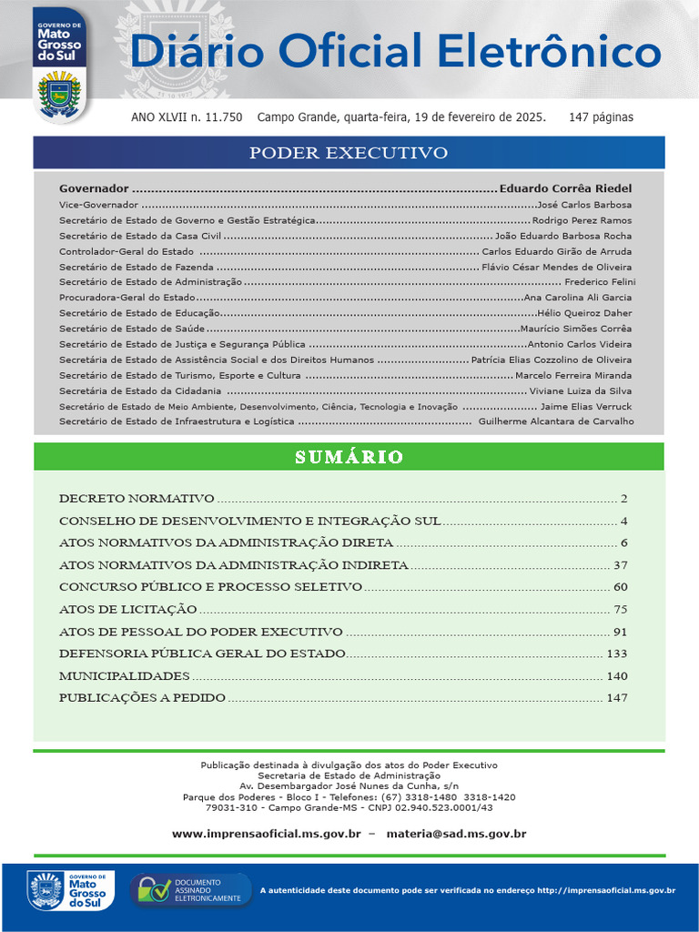 Atos do Poder Executivo - 19/02/2025 | PDF | Impostos | Orçamento ...