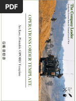 5 Paragraph Op Order | PDF