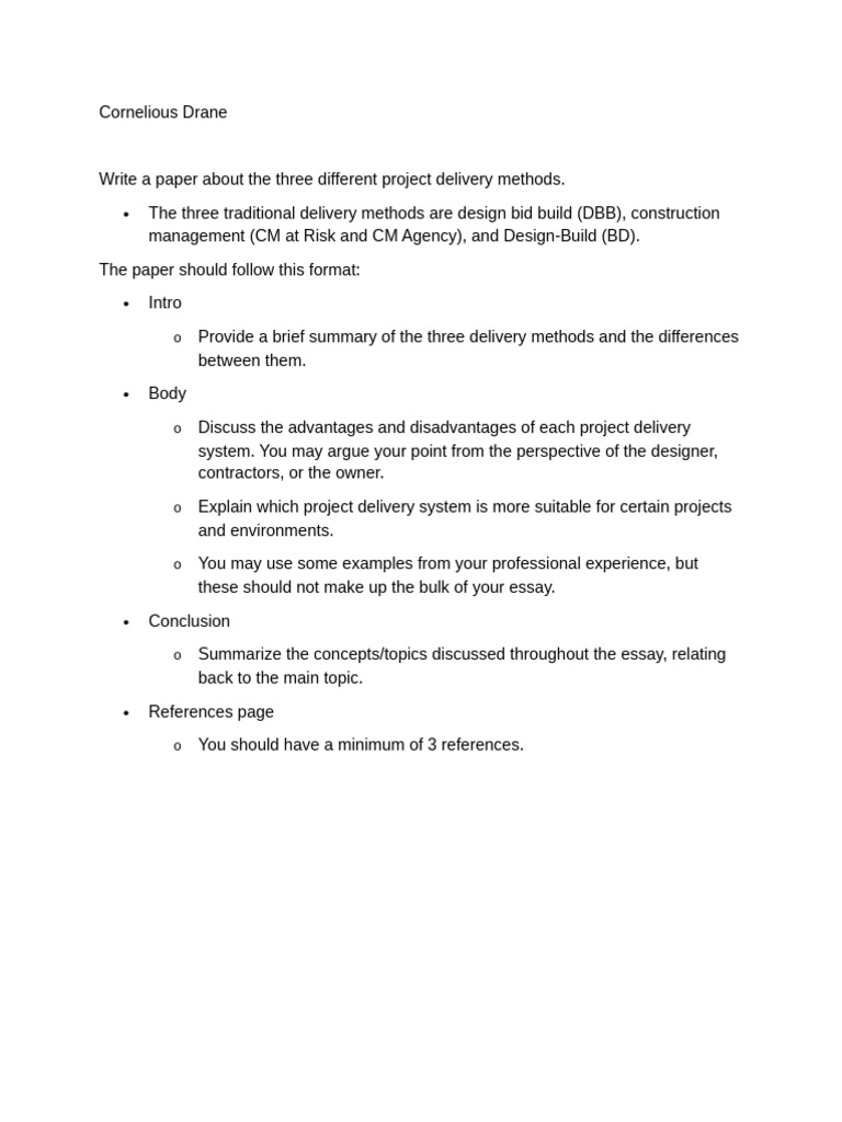 Project Delivery Methods Explained | PDF | Construction Management ...