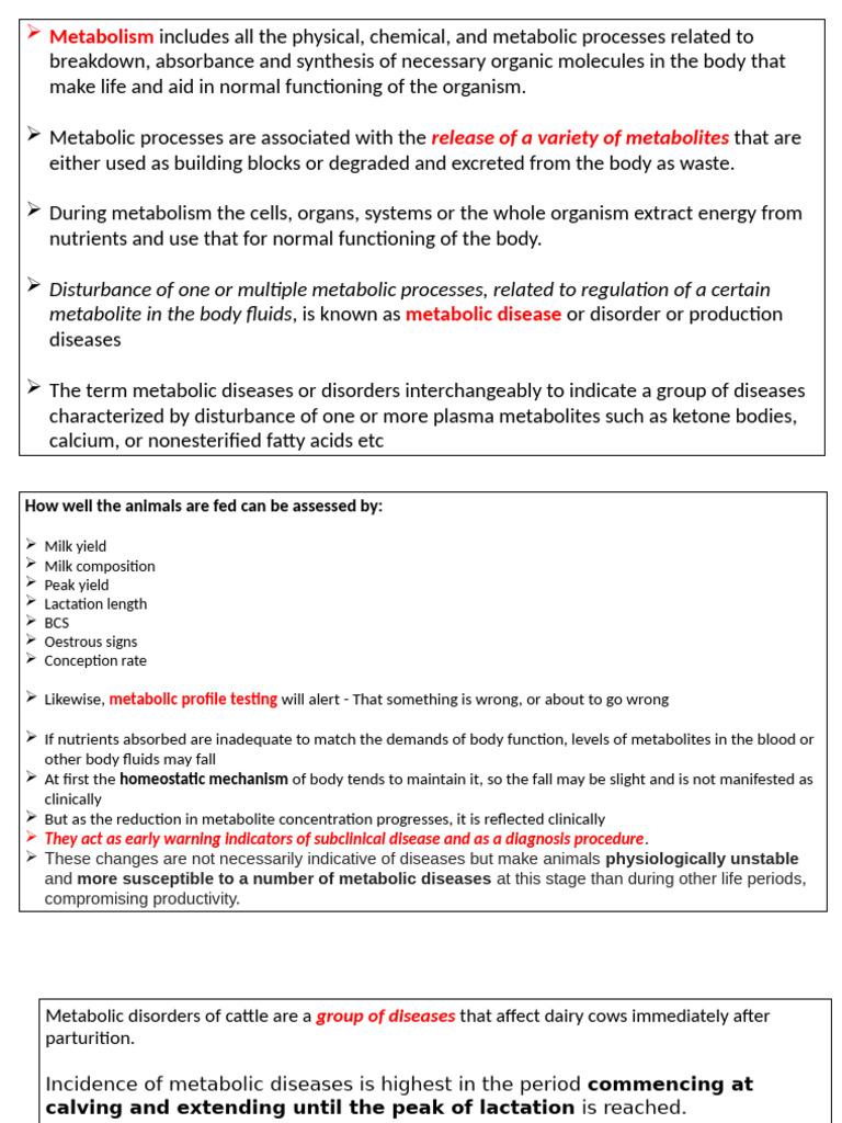 ARE METABOLIC DISORDERS TREATABLE intelligence overview