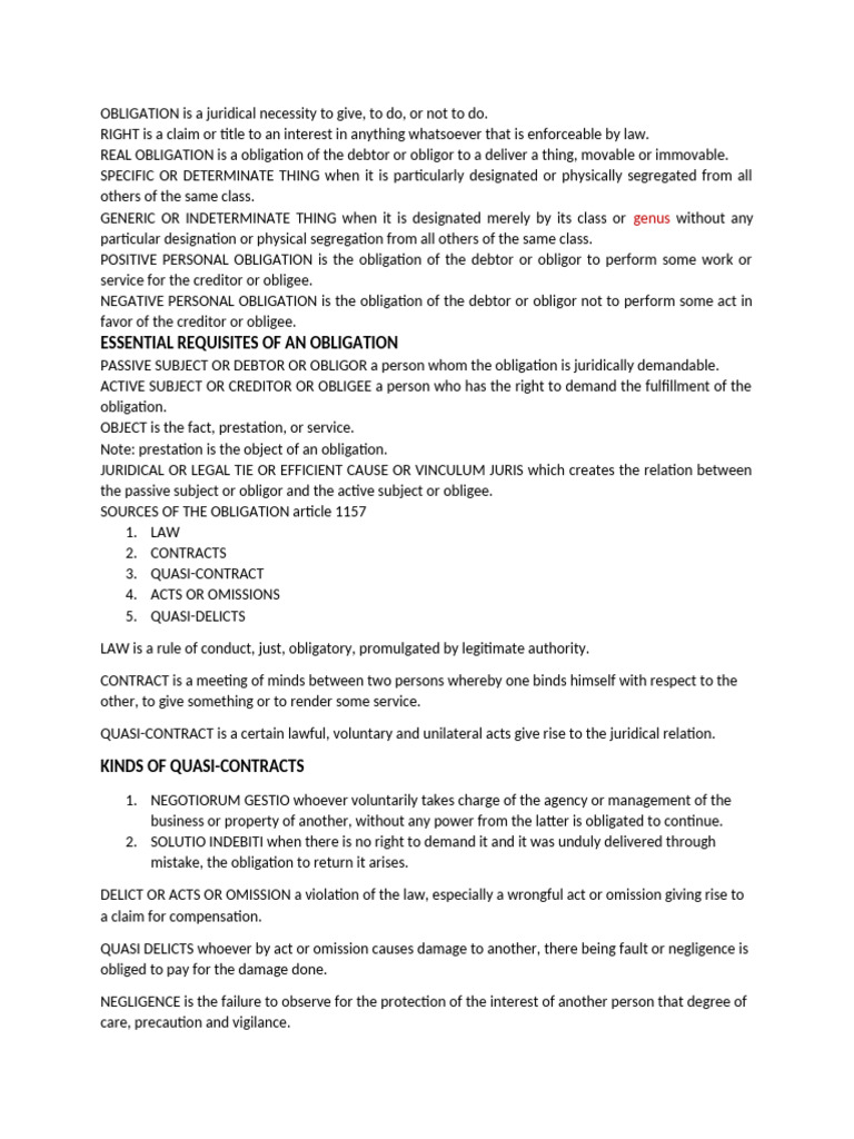 Understanding Legal Obligations and Rights | PDF | Negligence | Law Of ...