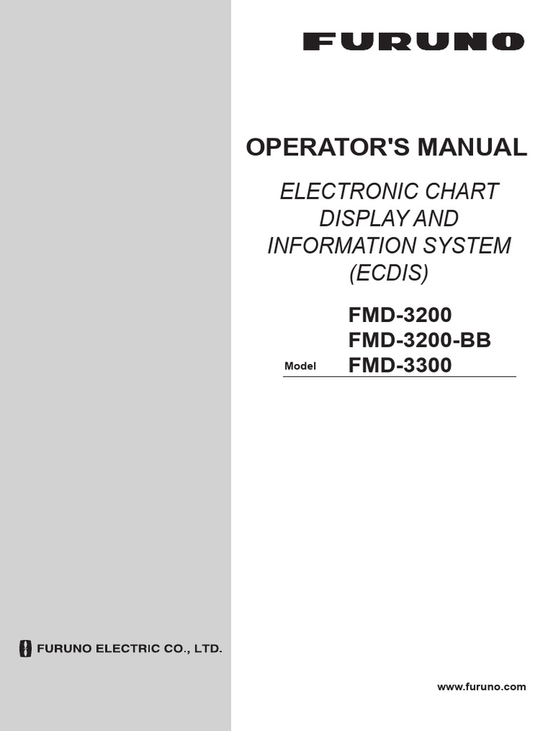 FURUNO ECDIS FMD-3200/3300 Manual | PDF | Computing