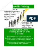 Leadership Training