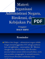 Organisasi Birokrasi Kebijakan Publik