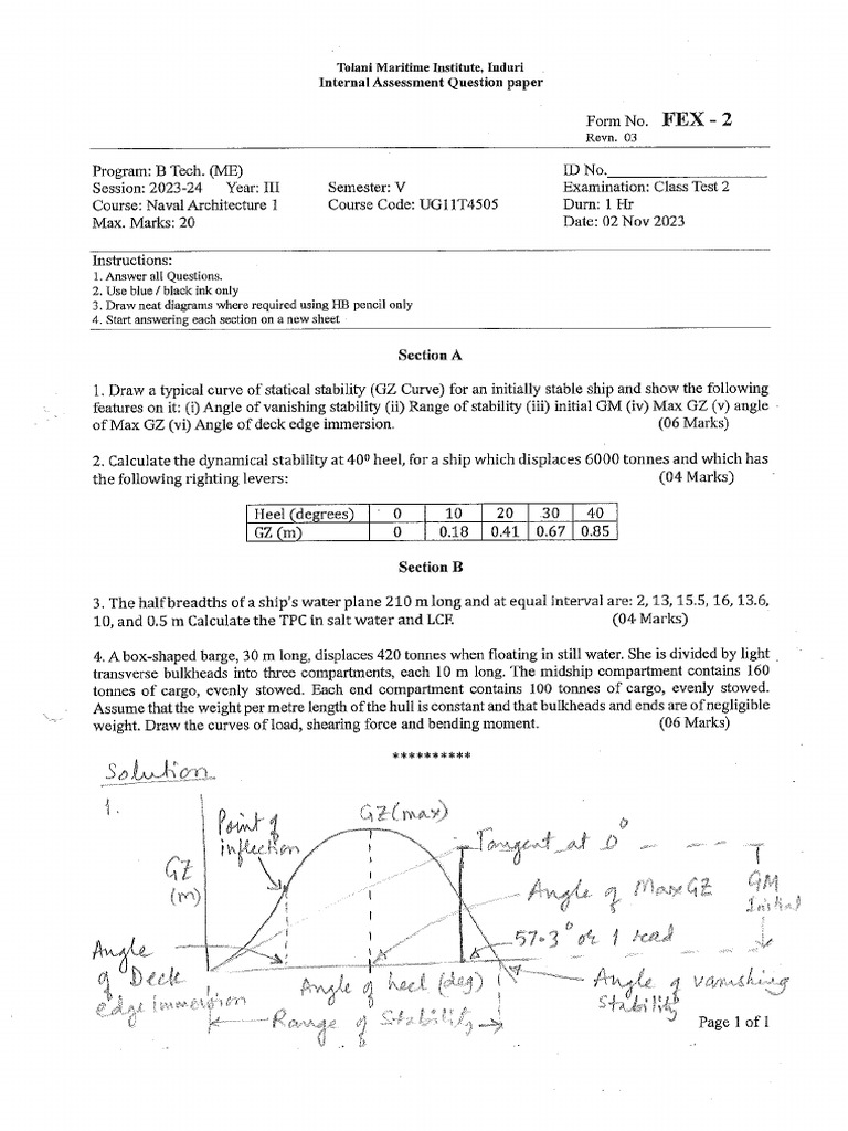 CT 2 Nov 23 Answer Key | PDF