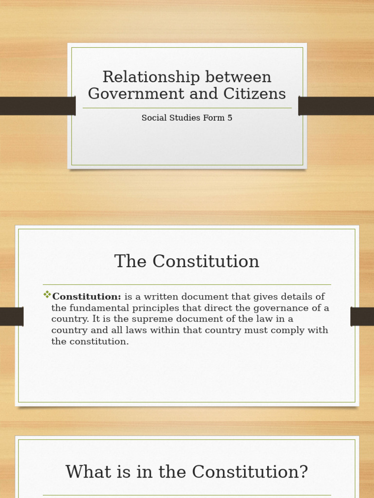 Government-Citizen Relations Explained | PDF | Constitution | Citizenship