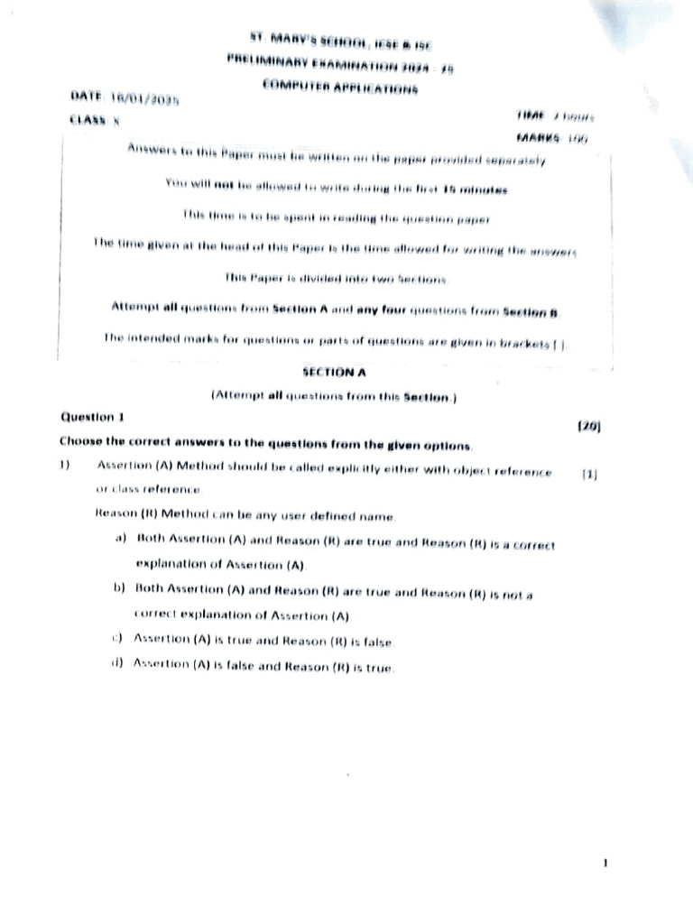 Java Programming Exam Questions | PDF | Data Type | String (Computer ...