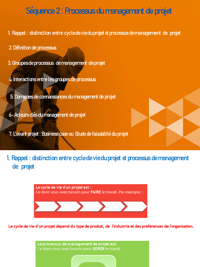 Processus de Management de Projet | PDF | Gestion de projet | Planification