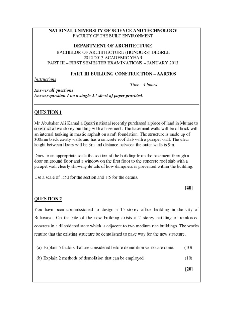 AAR3108201301 Building Construction | PDF | Buildings And Structures ...