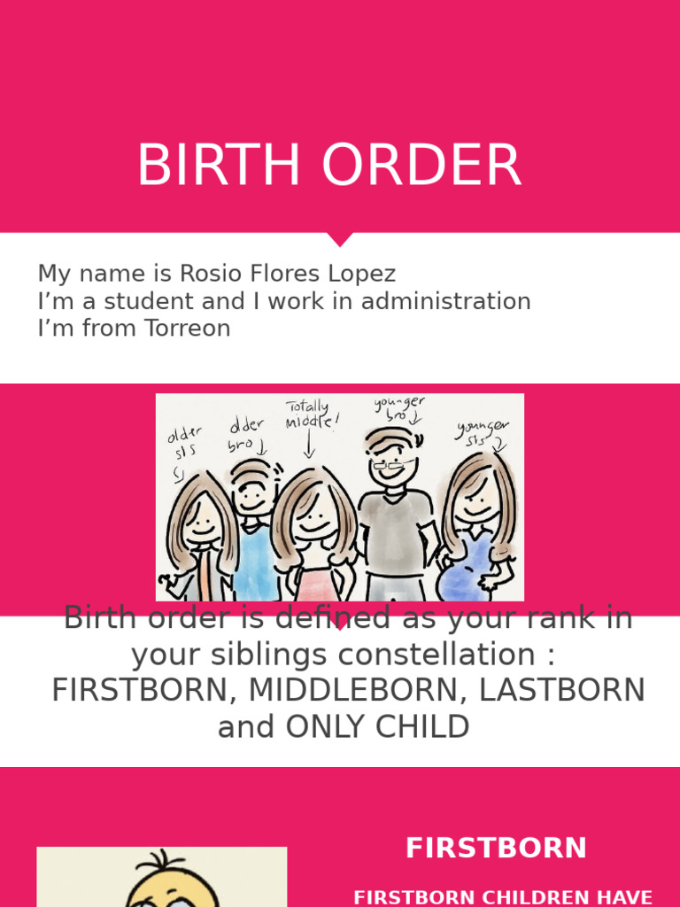 Understanding Birth Order Personalities | PDF