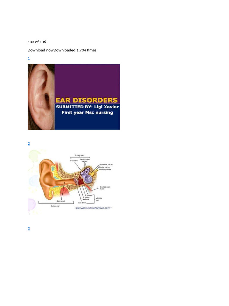 Understanding Ear Disorders | PDF