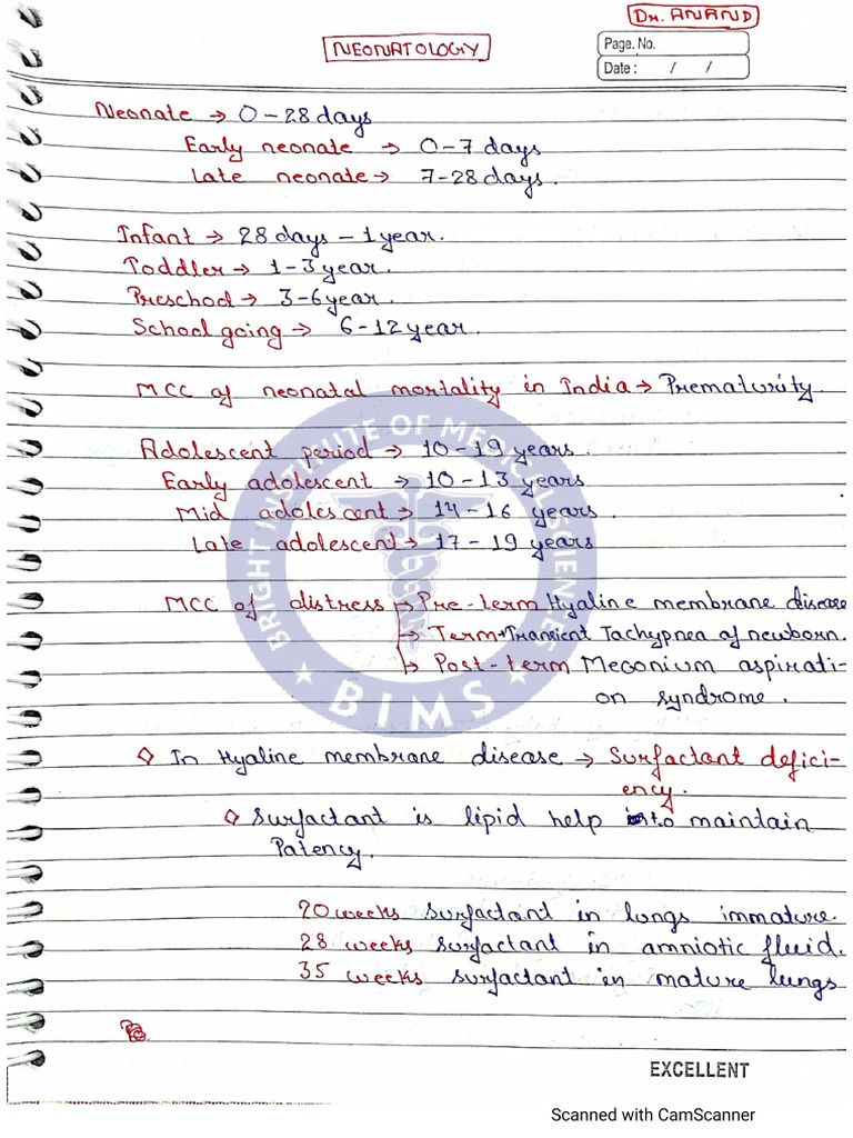 Bims - DR Anand Pediatrics - Watermark | PDF