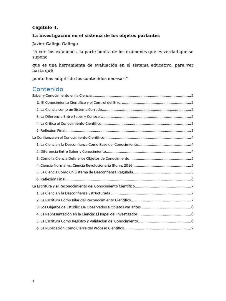 Guia C 4 | PDF | Conocimiento | Science