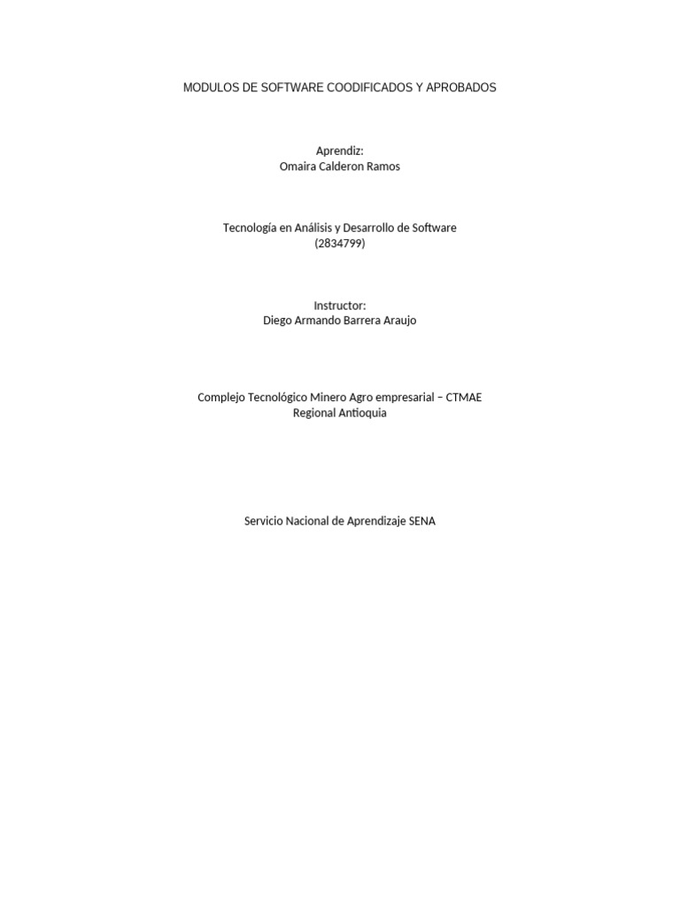 Módulos de Software para Casa Paulina | PDF | Software | Desarrollo web
