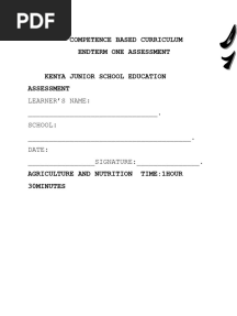 End term 1 2025 grade 7 exams 