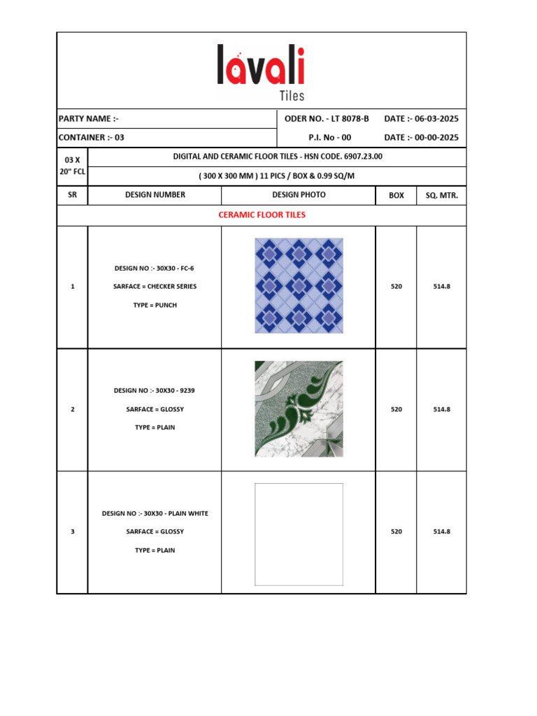 Digital & Ceramic Floor Tiles Catalog | PDF