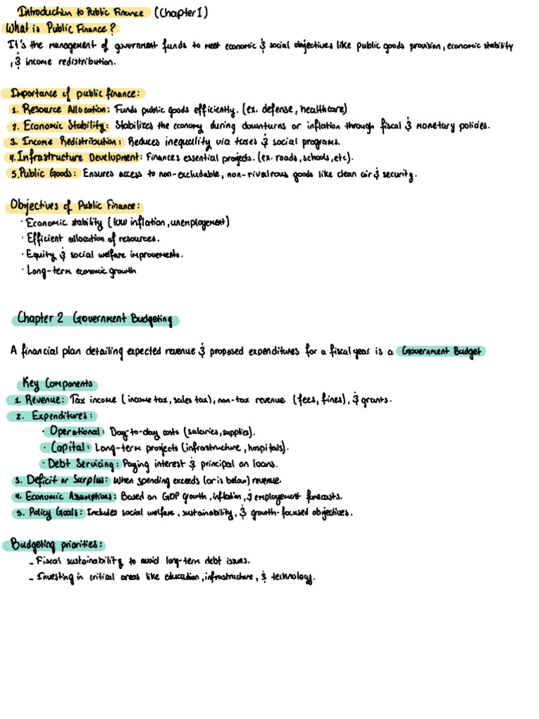 Public Finance | PDF | Taxes | Government Budget Balance
