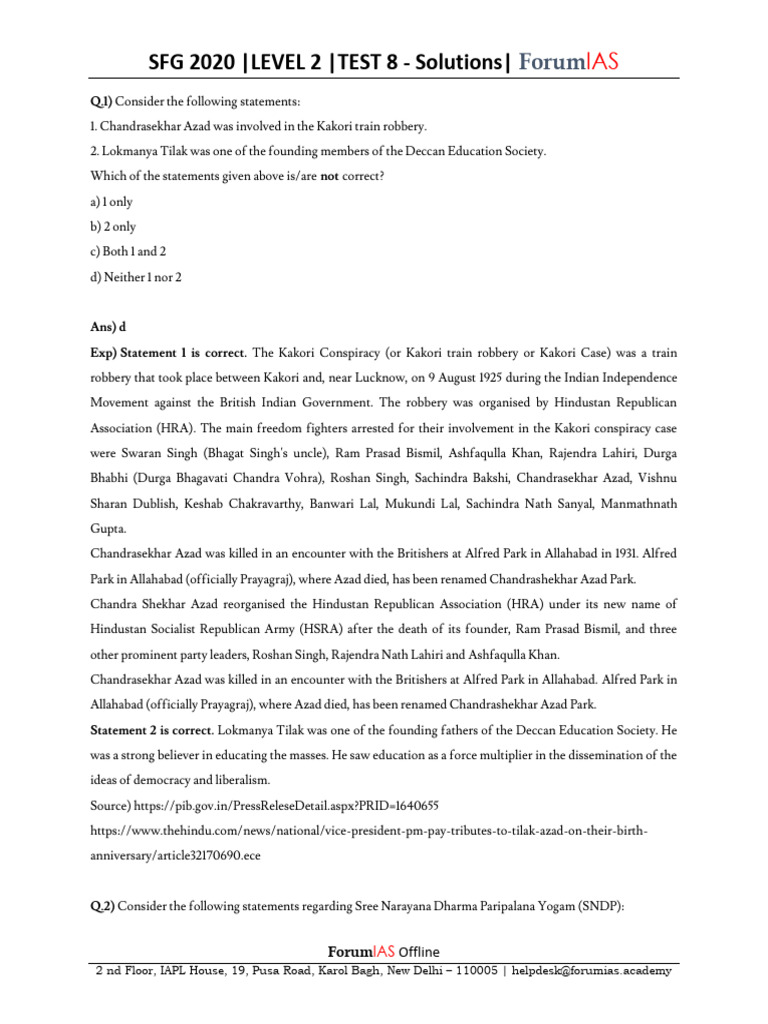 Test-11-solutions | PDF