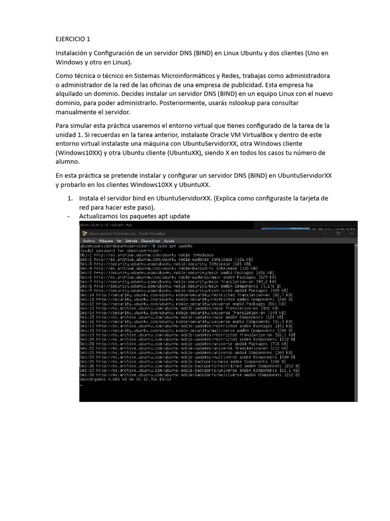 SR02 Tarea | PDF | sistema de nombres de dominio | Protocolos de red
