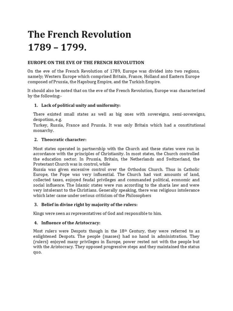 S.5 History French Revolution | PDF | Taxes | French Revolution