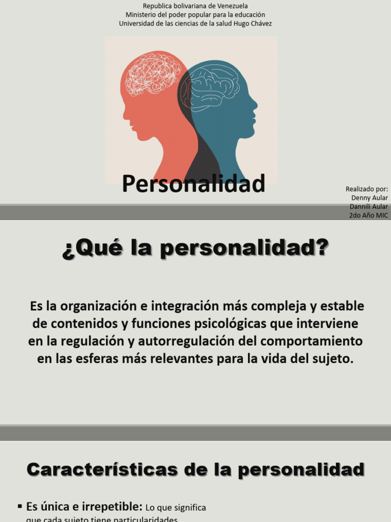 Tipos de Personalidad y Hábitos | PDF | Comportamiento | Sicología