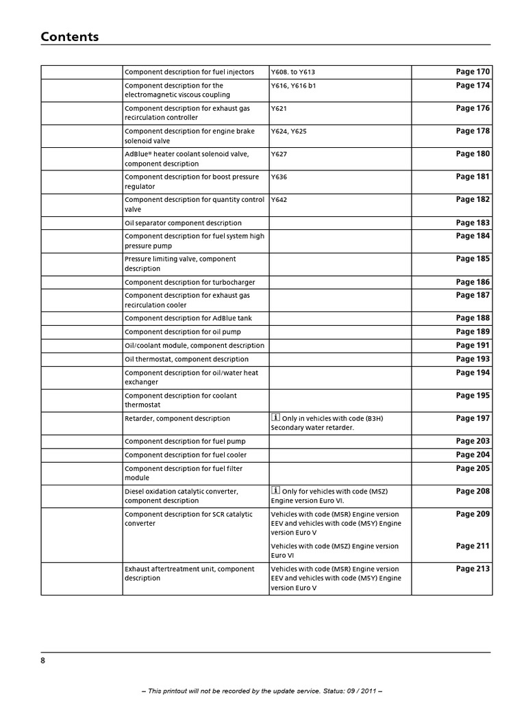 Mercedes Benz Engine OM 471 PDF Manual - p011 | PDF | Vehicle ...