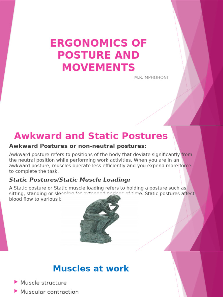 Ergonomics: Impact of Posture on Health | PDF | Sedentary Lifestyle ...
