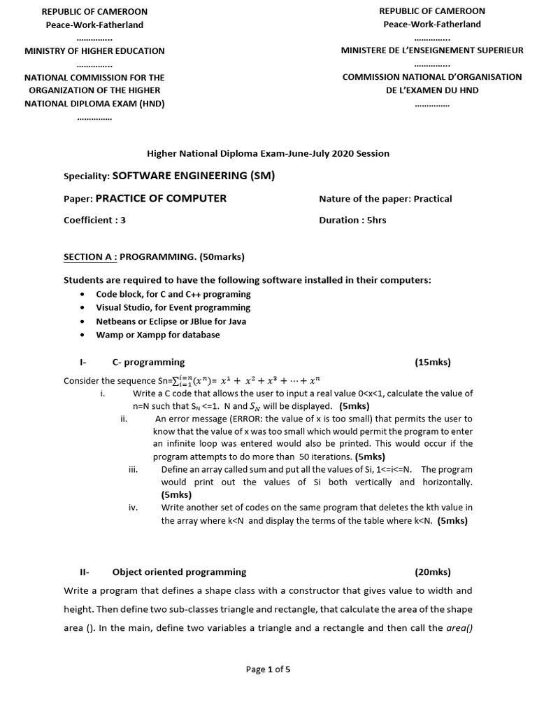 2020 Practice of Computer Proposed Question | PDF | Information ...