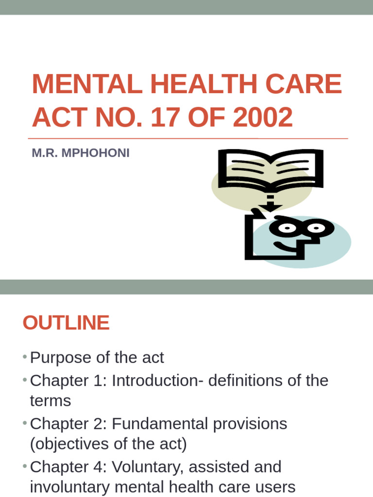 Mental Health Care Act Overview for Students | PDF | Health Care ...