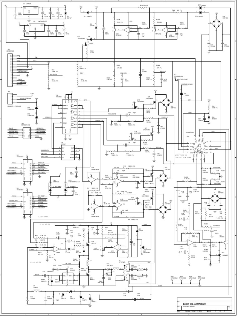 TLV2371IP and LM79L05 Circuit Design | PDF