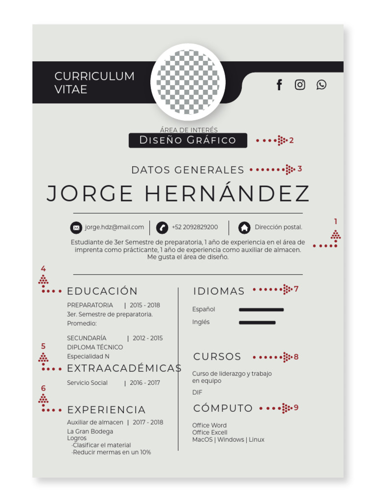Mi Primer CV: Jorge Hernández | PDF