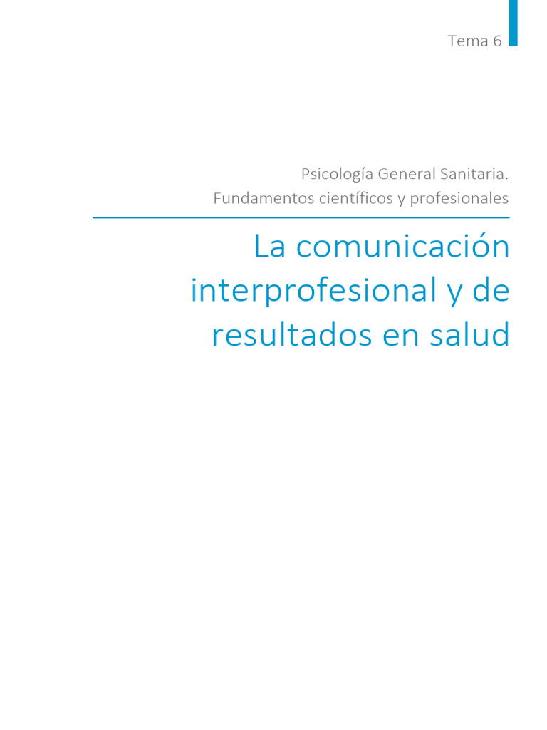 Tema6 Fundamentos | PDF | Sicología | Ciencias del comportamiento