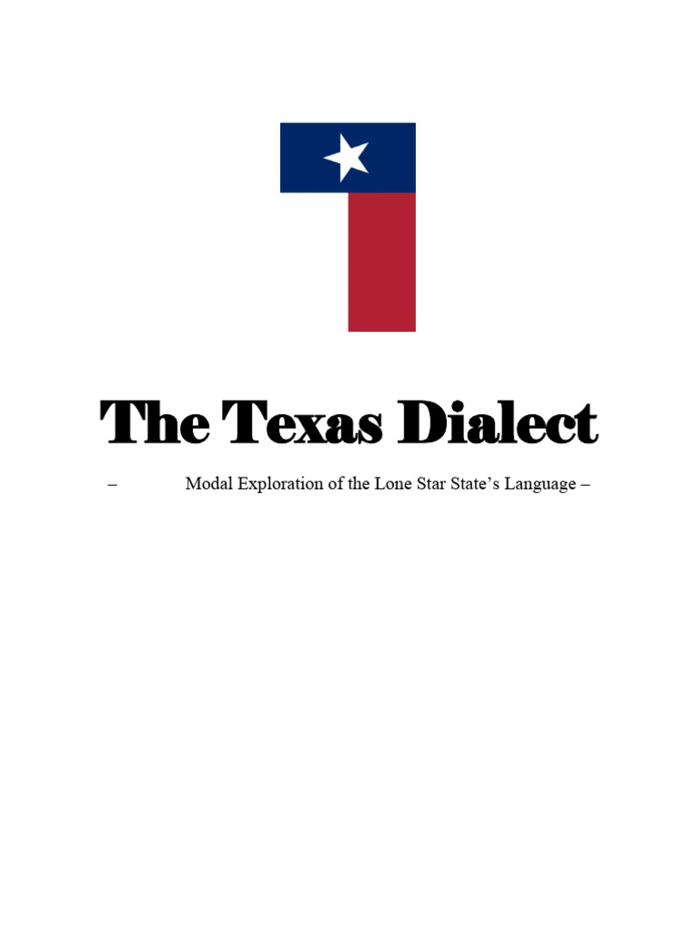 Texas Dialect: Linguistic Trends Explored | PDF | English Language ...