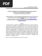 A Gestão de Projetos em Pequenas empresas
