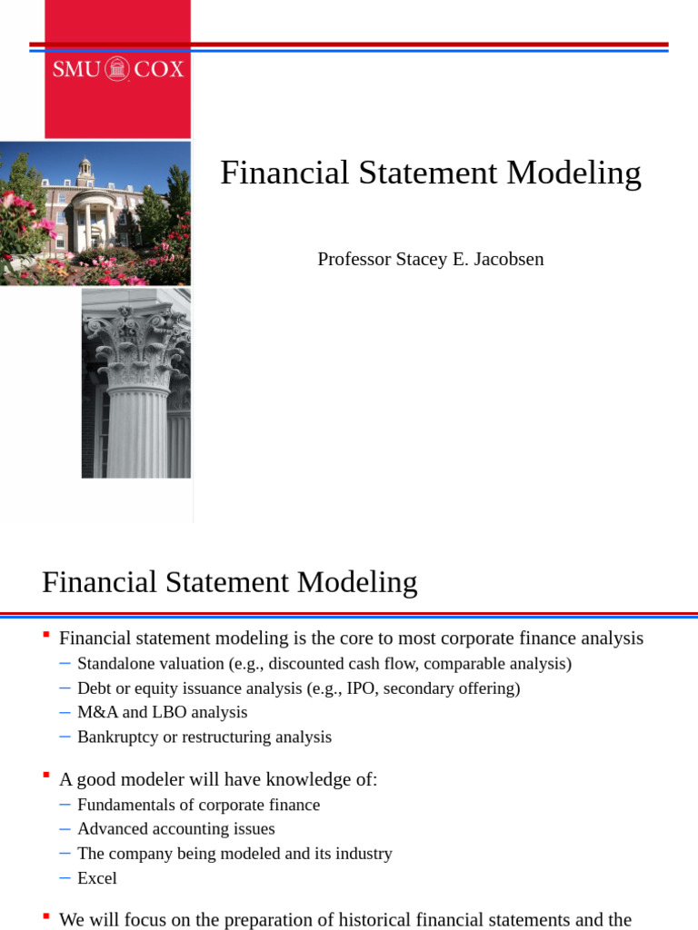 Financial Statement Modeling Essentials | PDF | Balance Sheet | Equity ...