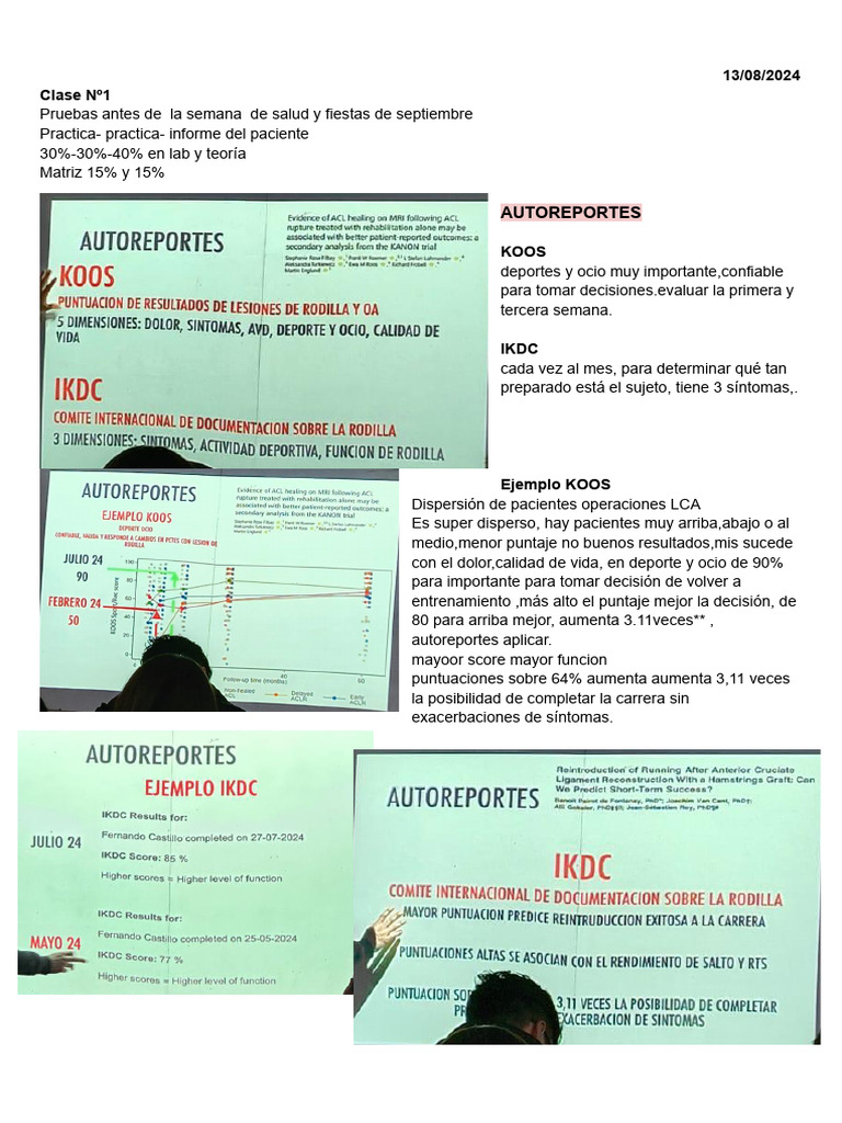 Evaluación y Rehabilitación Post-LCA | PDF | Tobillo | Rodilla
