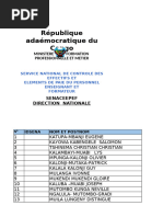 Fiche de renseignement INPP Kinshasa | PDF