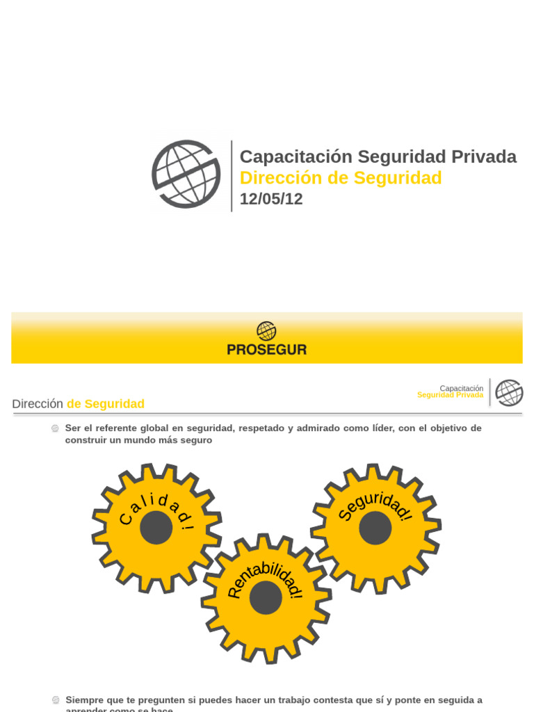 Capacitación en Seguridad Privada 2023 | PDF