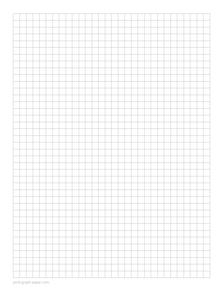 Free Printable Graph Paper Templates | PDF