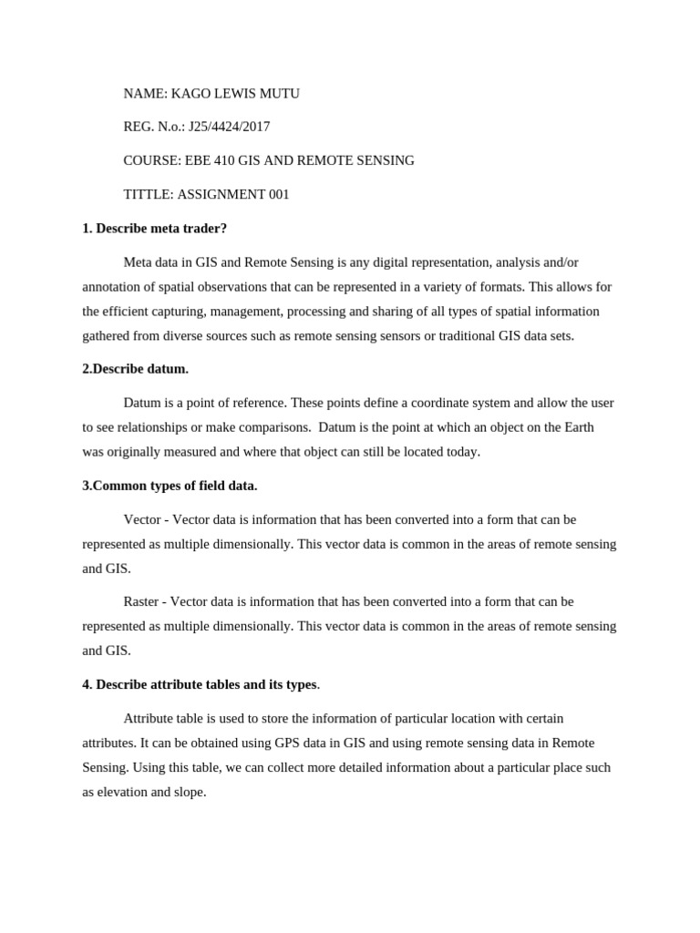 Assignment Ebe 410 | PDF