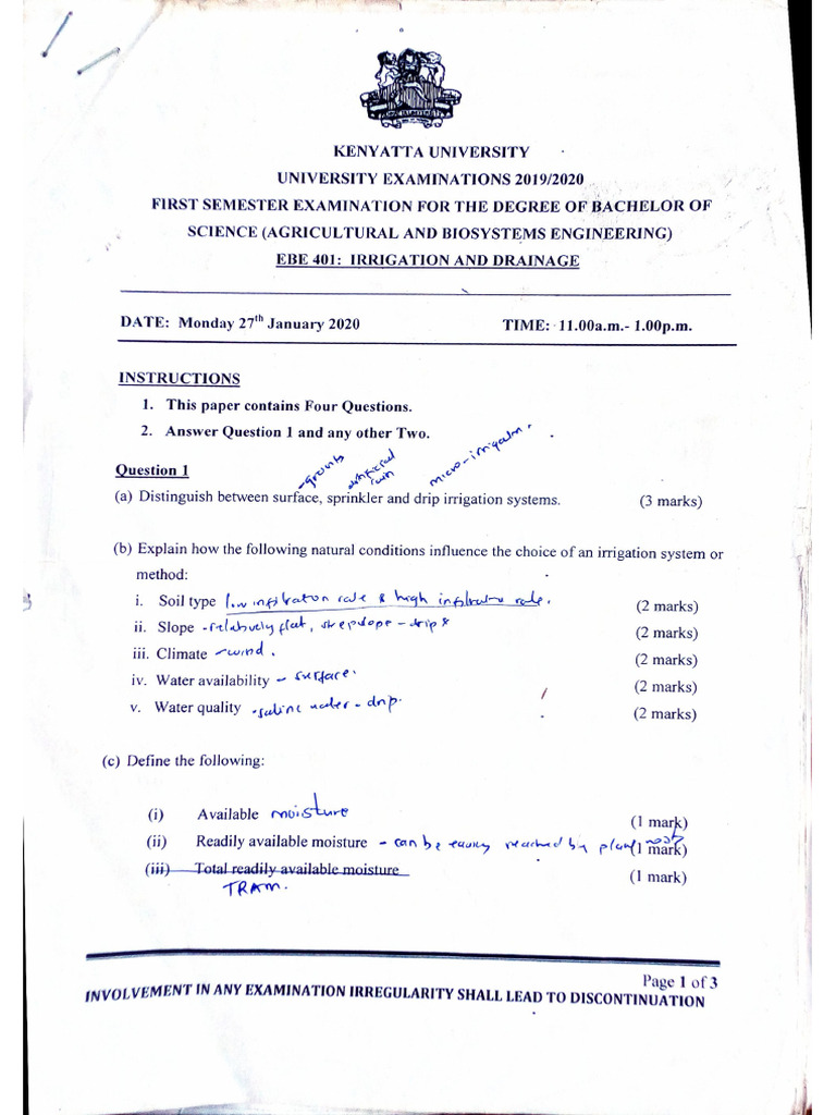 Ebe 401 Past Papers | PDF